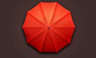 雨伞图标绘制步骤教程